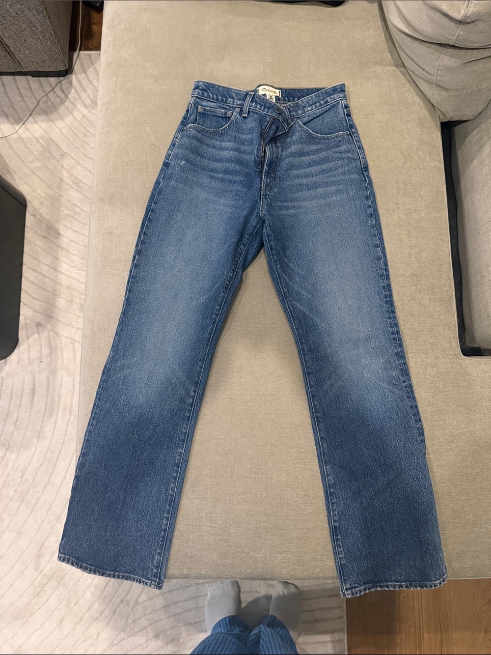 Madewell Women's Medium Blue Bootcut Jeans
